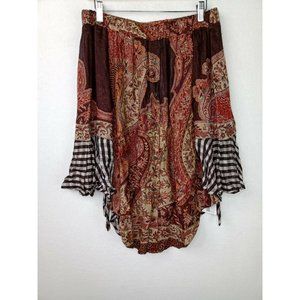 Avani Del Amour Paisley Gingham Small  Top